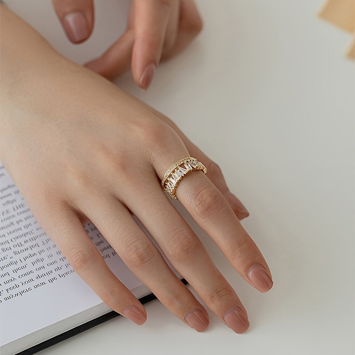 Aria – Double Layer Zirconia Ring