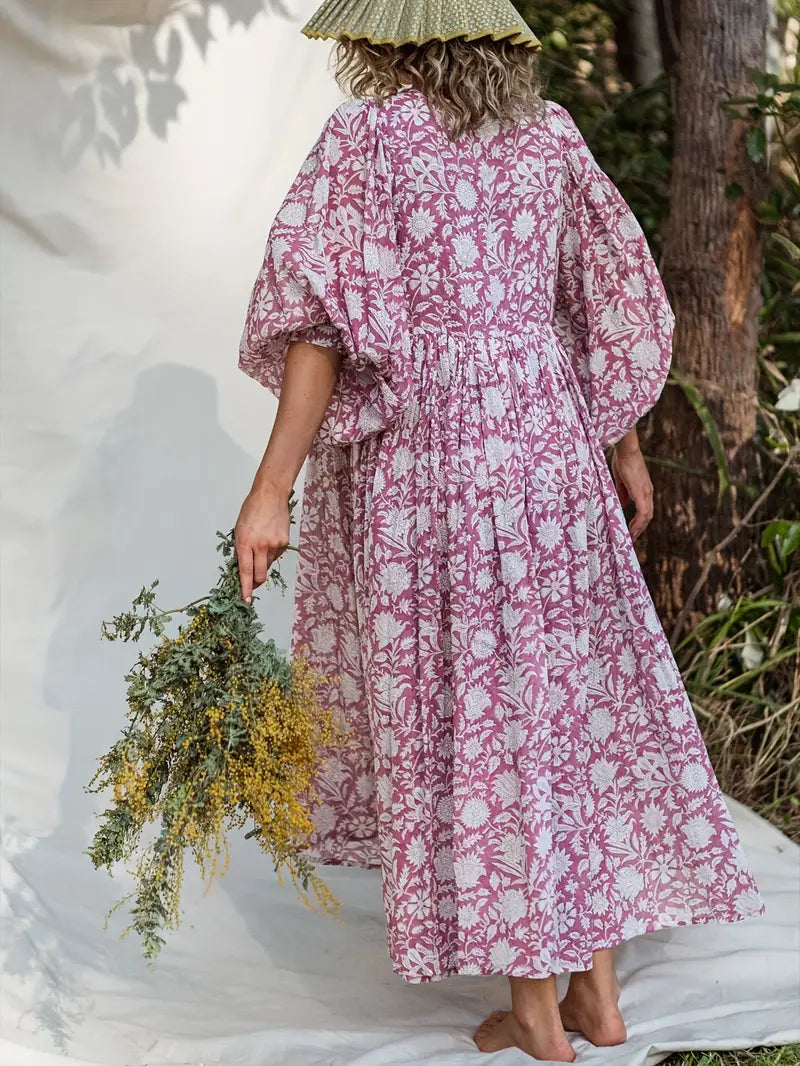 Valeria - Floral Ruched Dress
