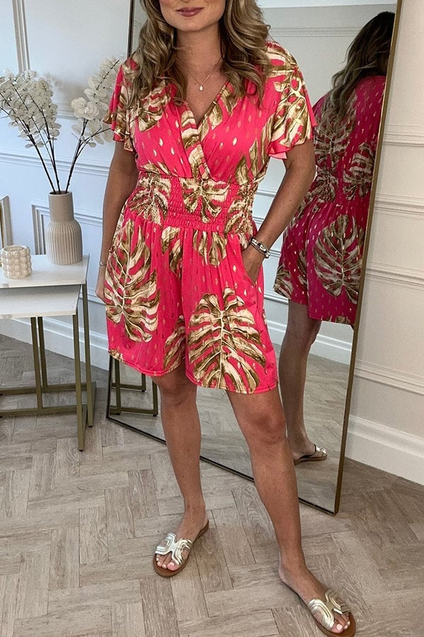 Caro - Botanical Romper (Almost sold out)