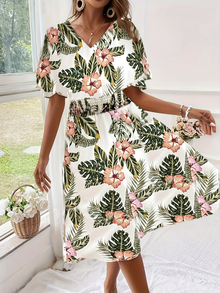 Lily – Floral Print Sleeveless Dress