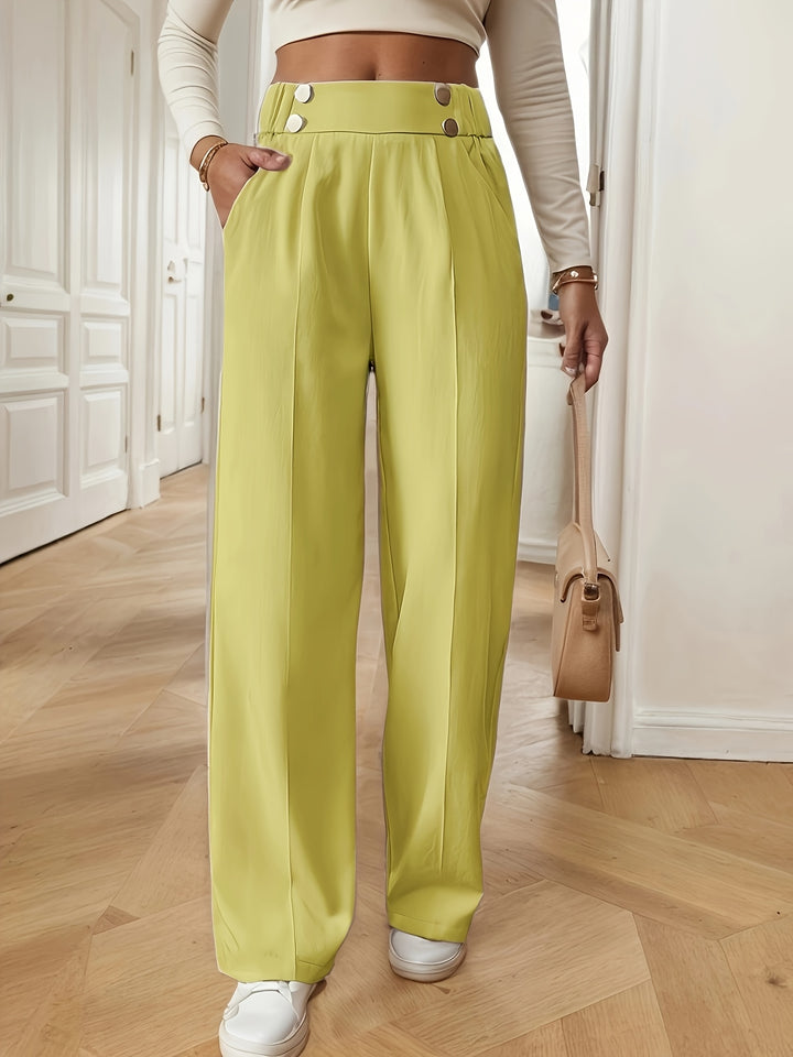 Camille – French-Inspired Straight-Leg Office Pants