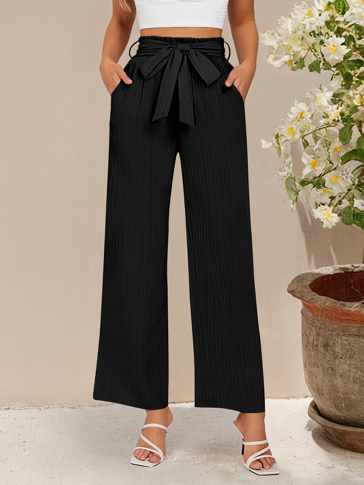 Vivienne – Wide-Leg Tie Waist Pants