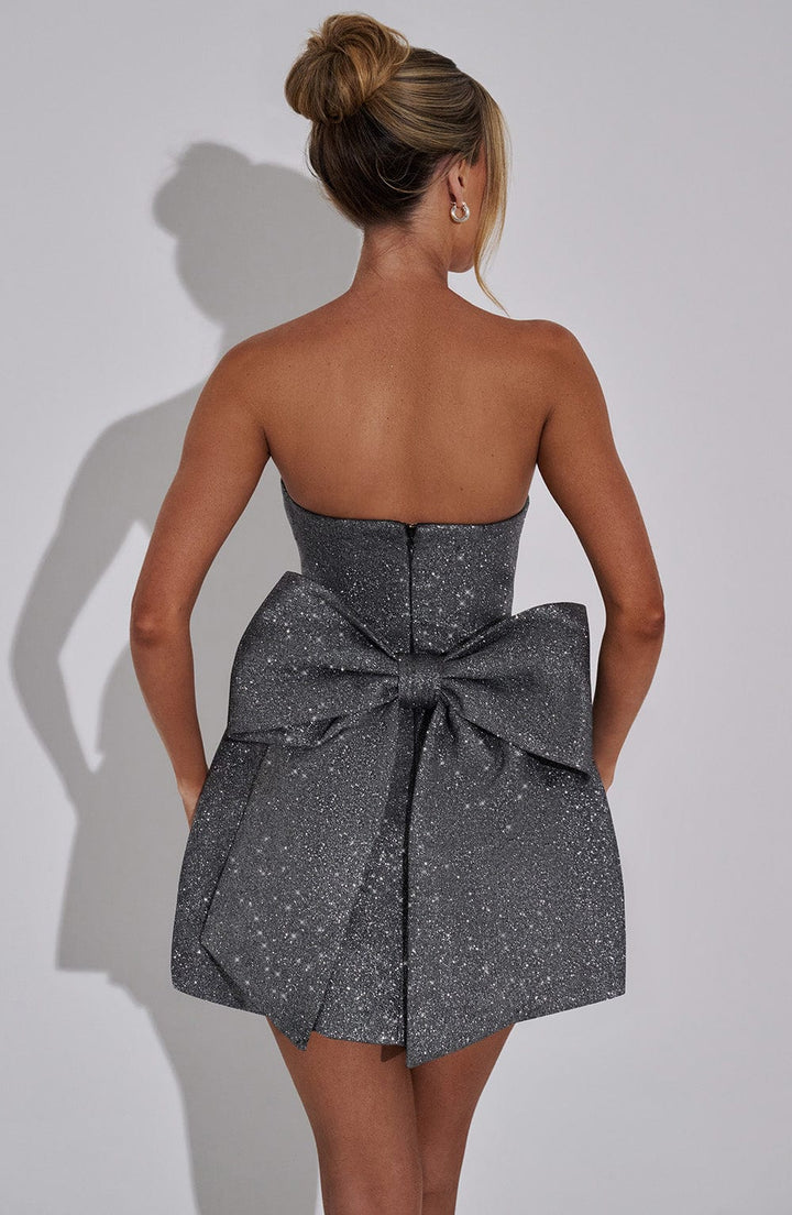 Astrid Mini Dress - Grey