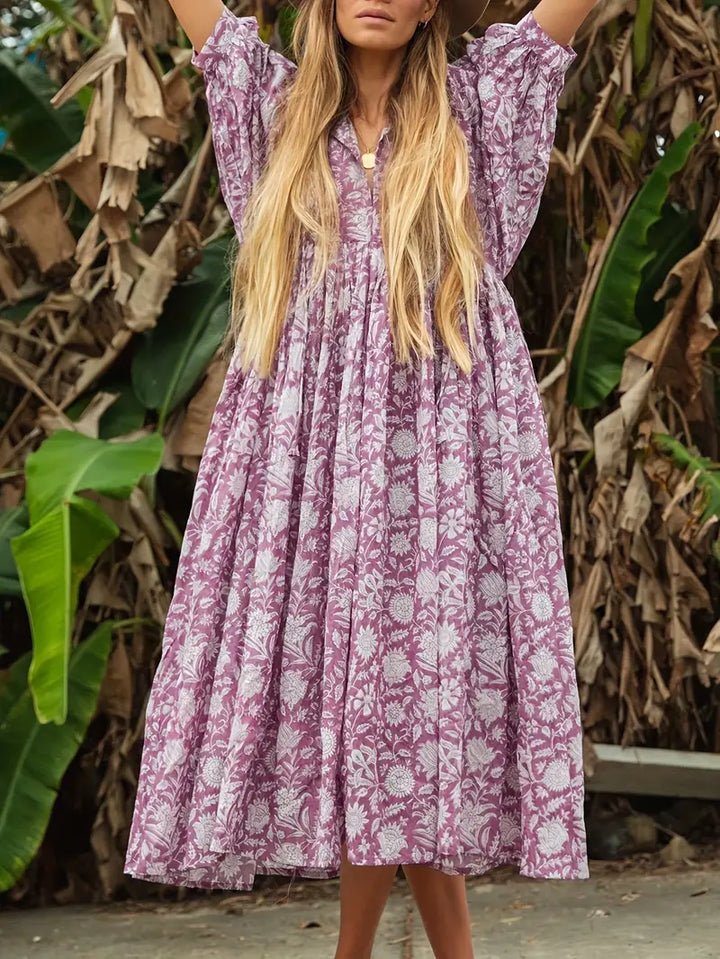 Valeria - Floral Ruched Dress