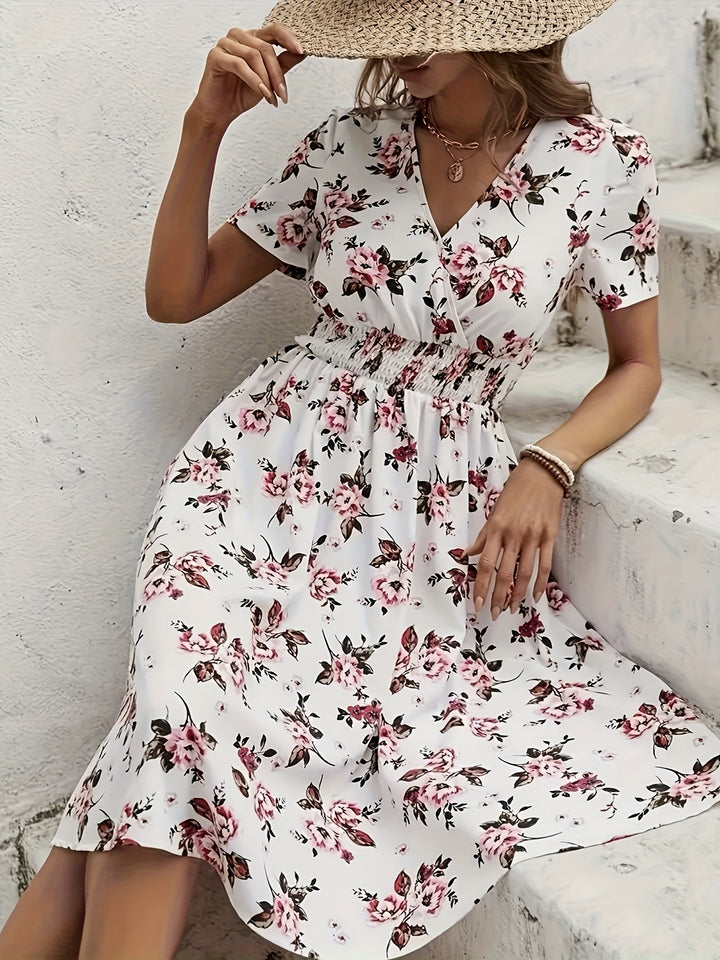 Lily – Floral Print Sleeveless Dress