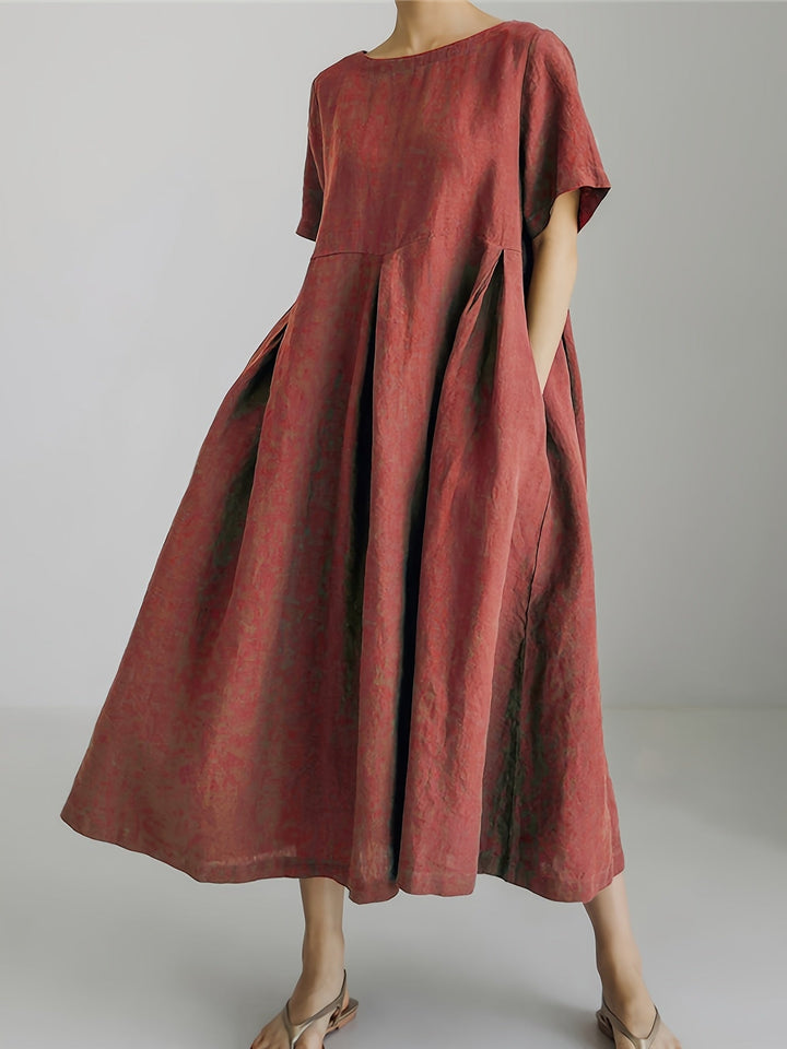 Nadia - Relaxed Linen Maxi Dress