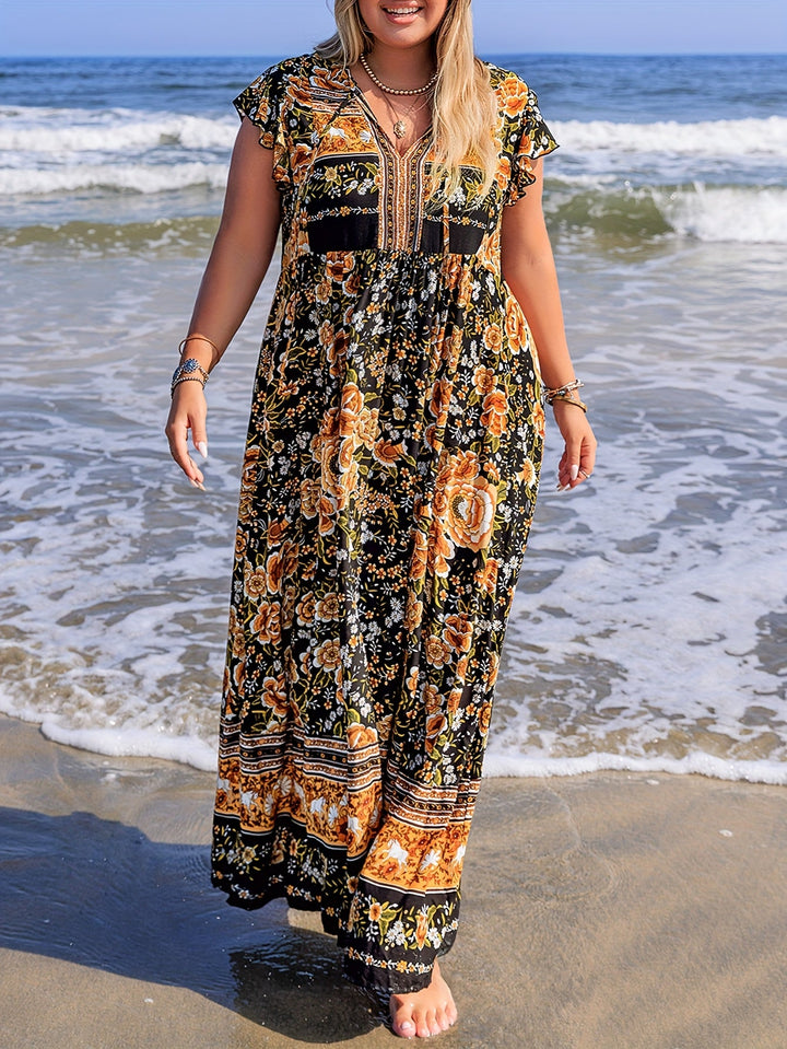 Alora - Floral Boho Dress