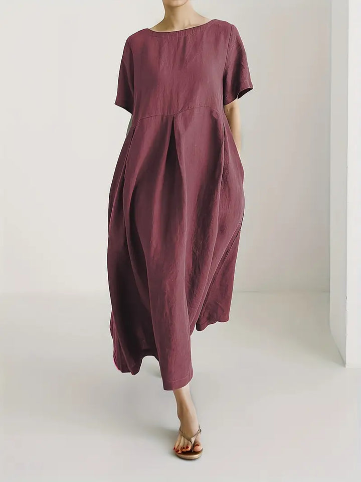 Nadia - Relaxed Linen Maxi Dress