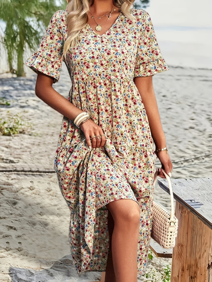 Ariana – Bohemian Floral Dress