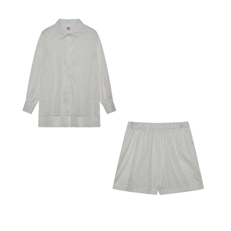 Maude - Chic Shirt & Shorts Set