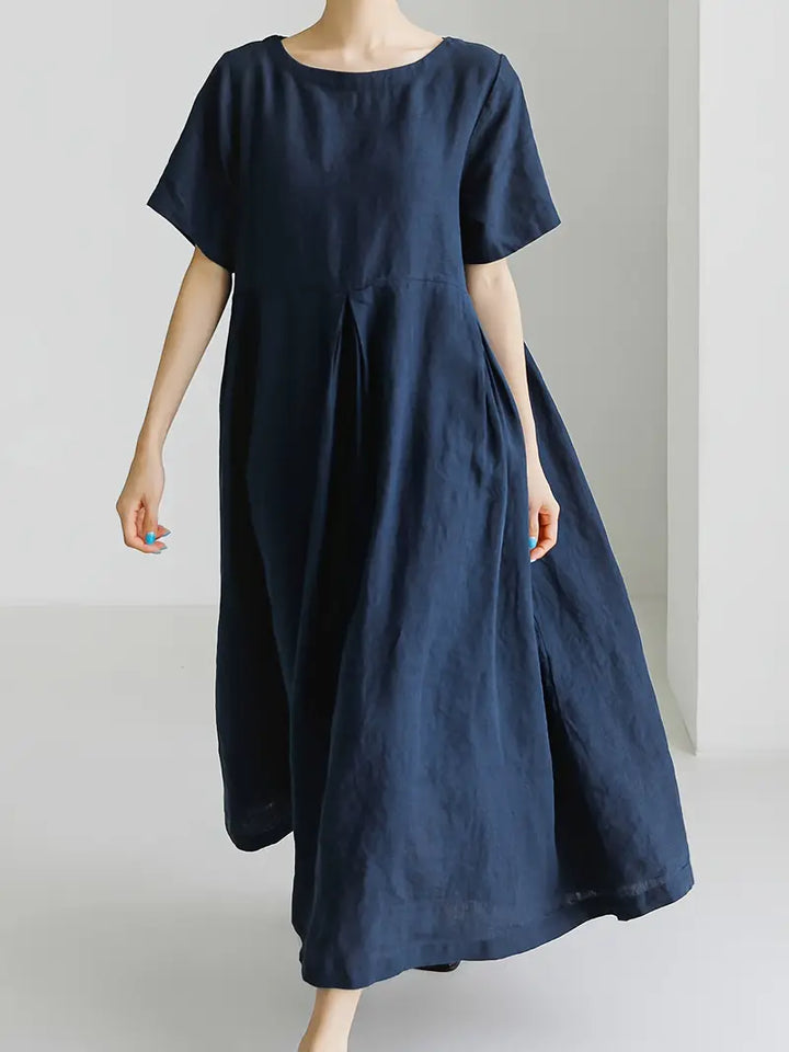 Nadia - Relaxed Linen Maxi Dress