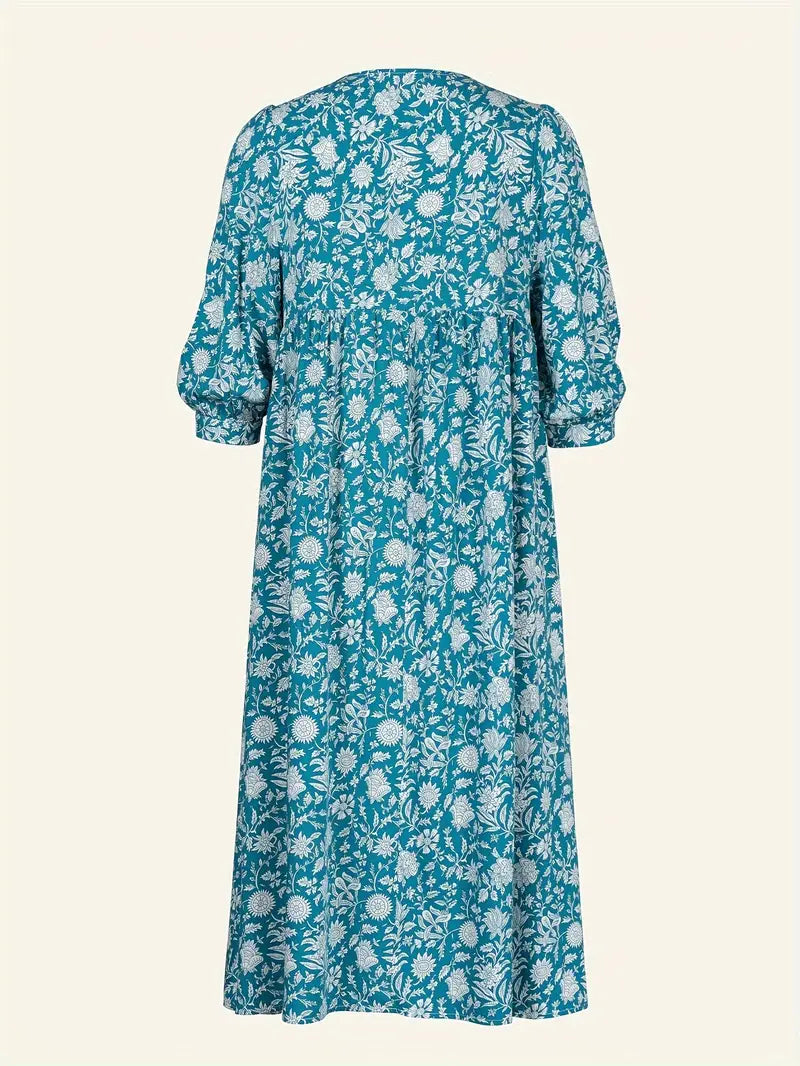 Valeria - Floral Ruched Dress