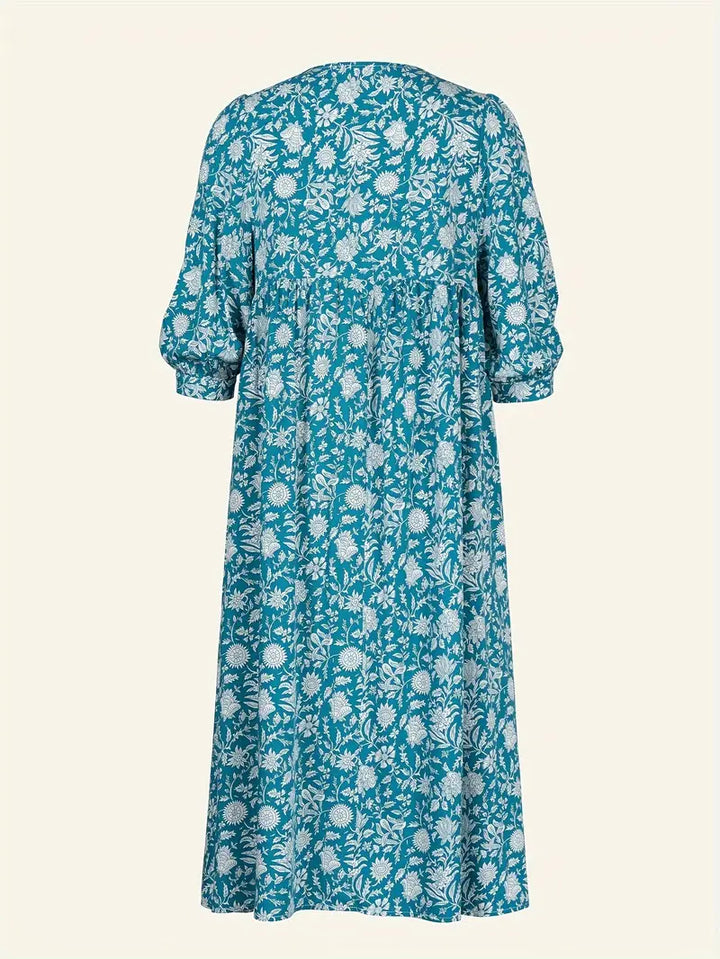 Valeria - Floral Ruched Dress