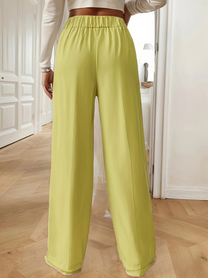Camille – French-Inspired Straight-Leg Office Pants
