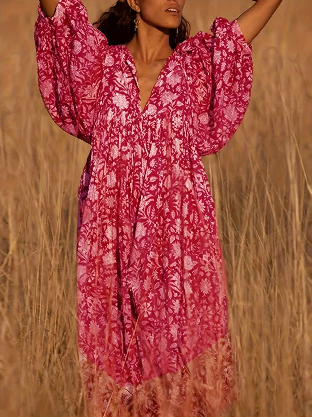 Valeria - Floral Ruched Dress