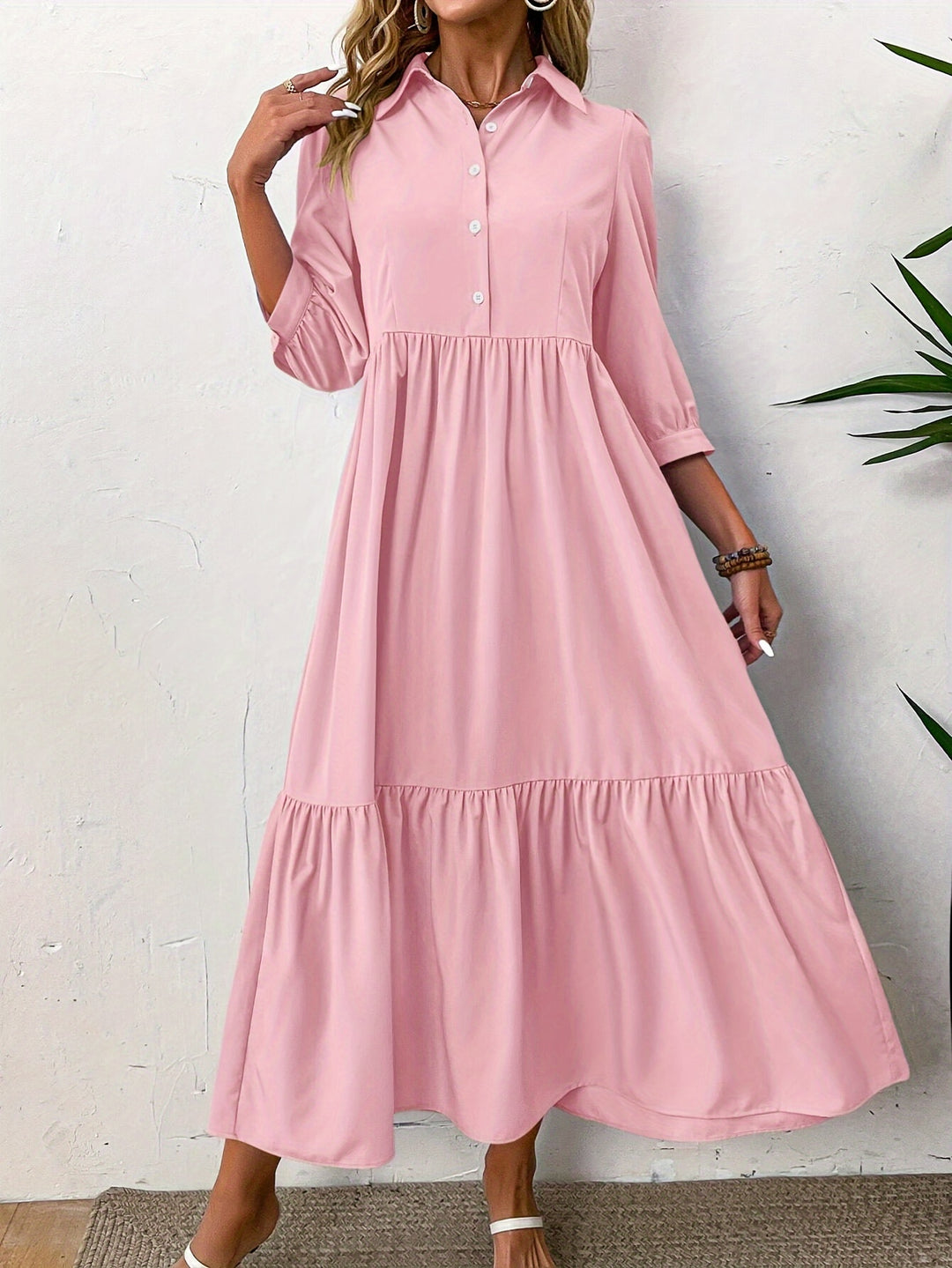 Emma - Button Dress
