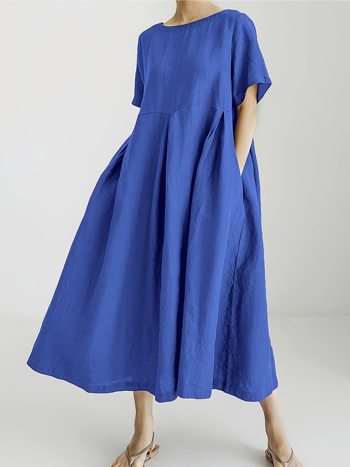 Nadia - Relaxed Linen Maxi Dress