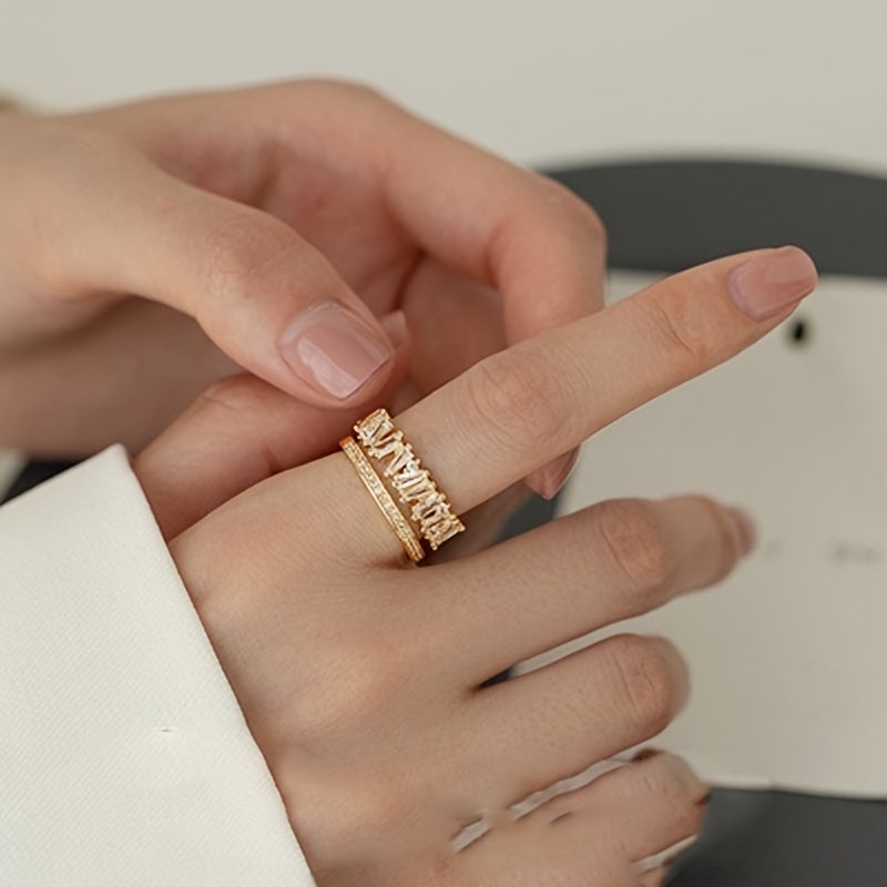 Aria – Double Layer Zirconia Ring