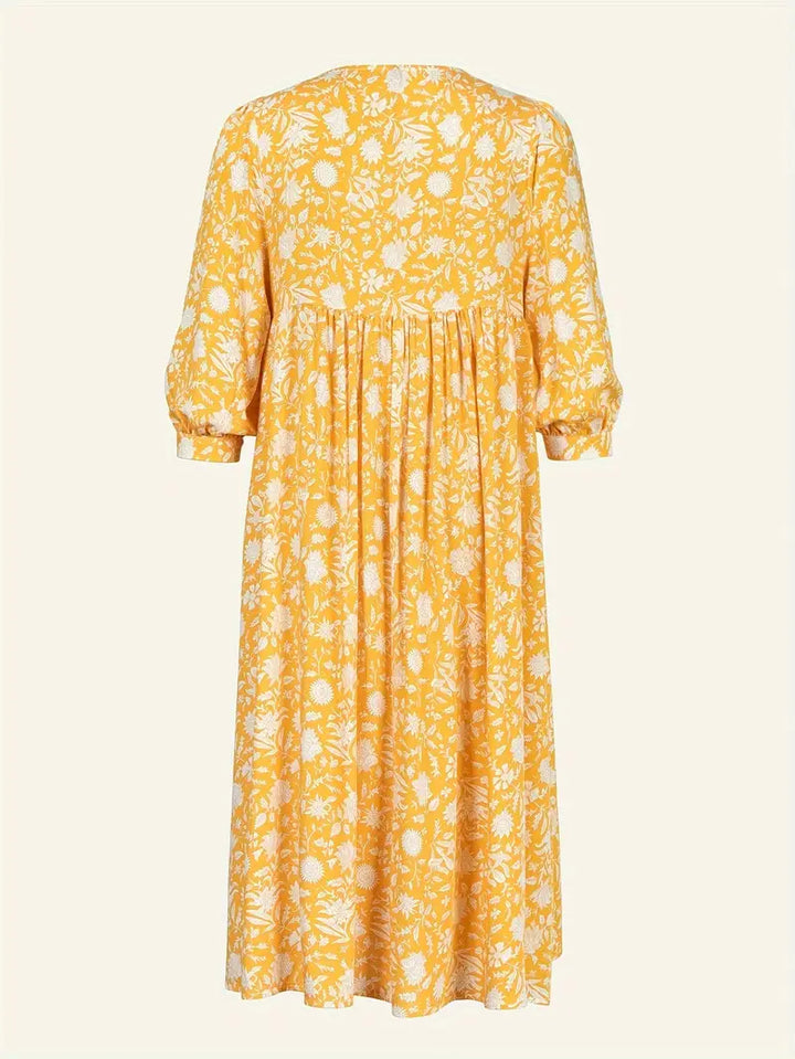 Valeria - Floral Ruched Dress