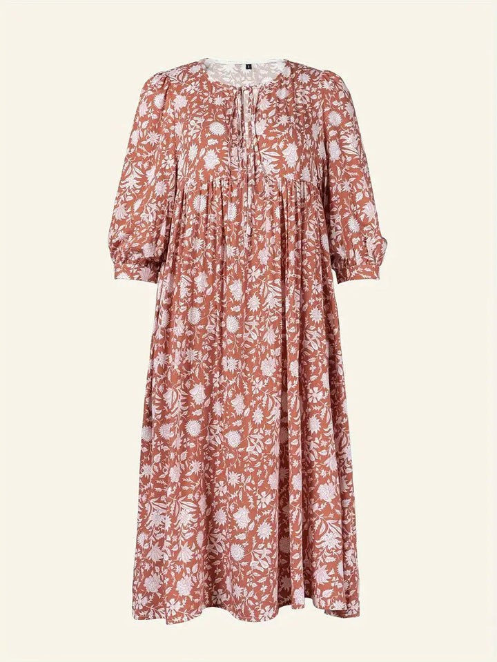 Valeria - Floral Ruched Dress
