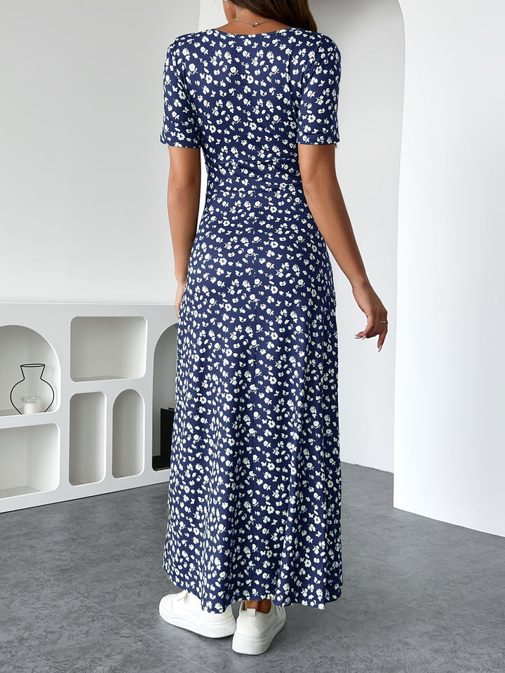 Lucia - The Elegant Floral Knit Dress