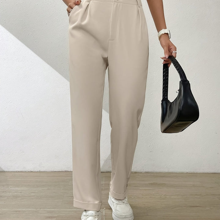 Elise – Casual Straight-Leg Pants