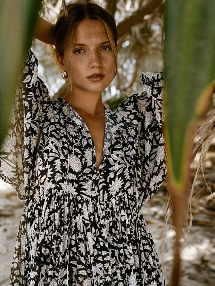 Valeria - Floral Ruched Dress