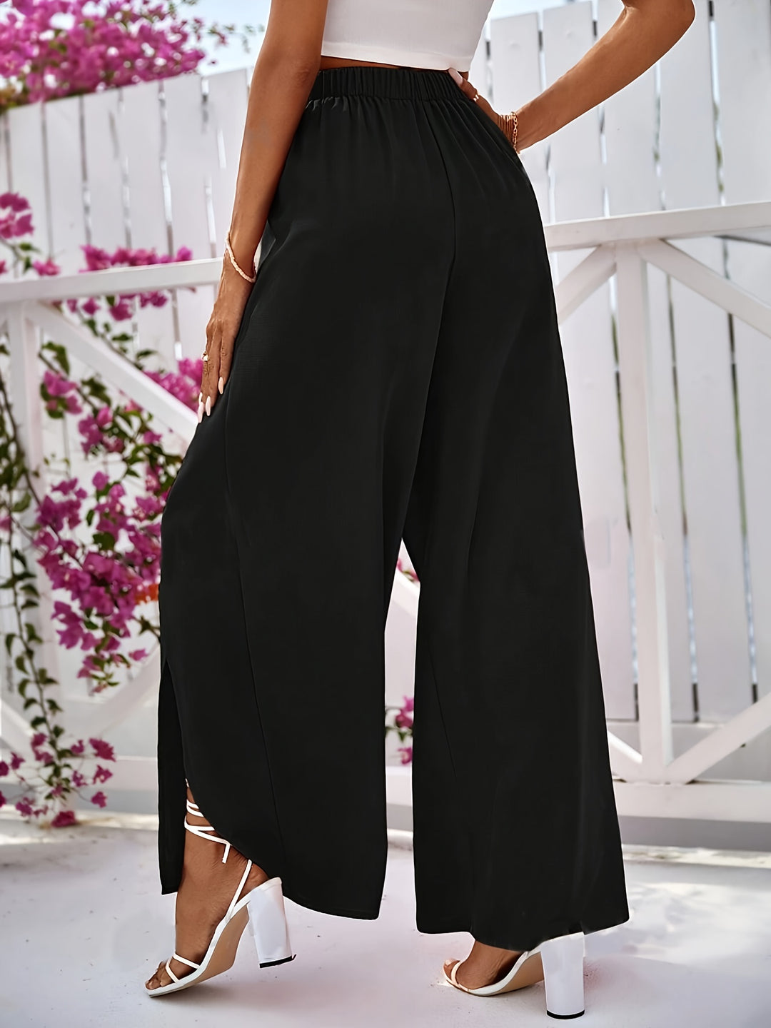 Luna – Wrap Wide-Leg Pants