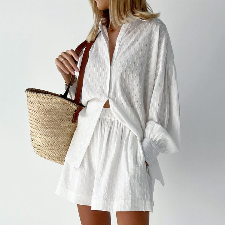 Maude - Chic Shirt & Shorts Set