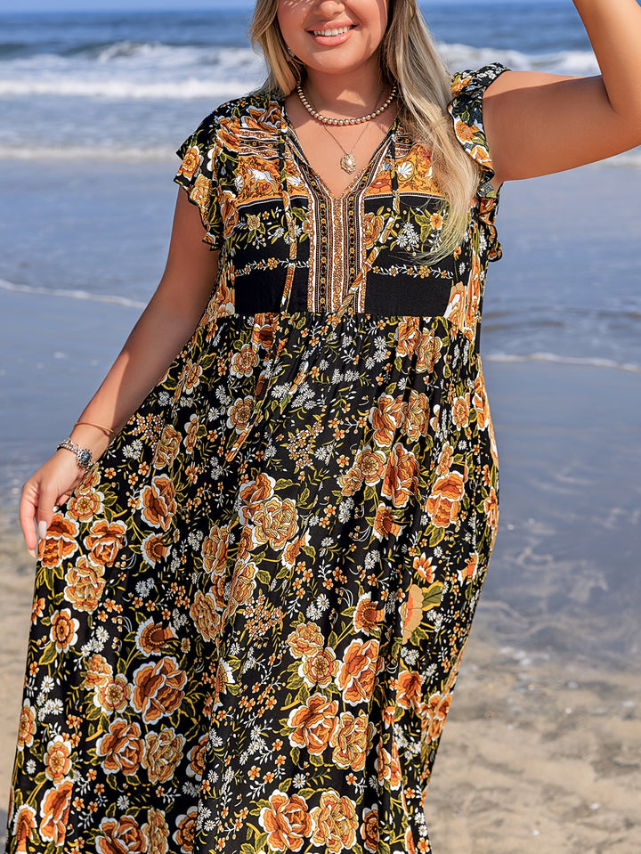 Alora - Floral Boho Dress