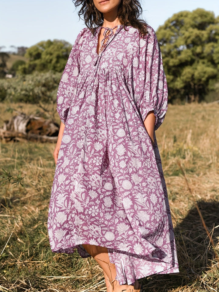 Valeria - Floral Ruched Dress