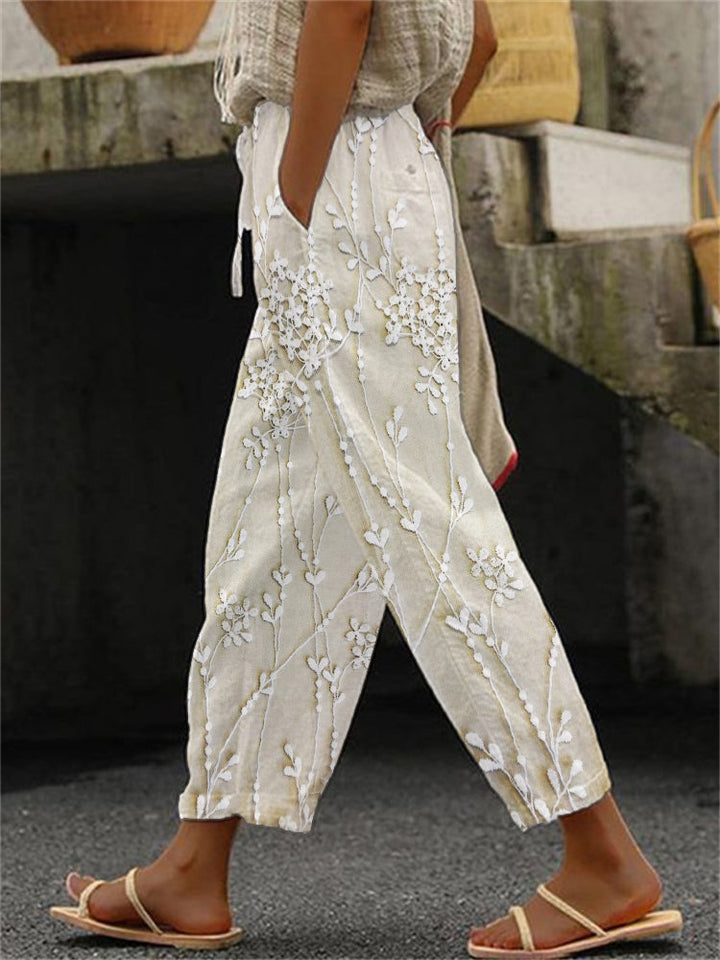 Aviora - Vine Printed Trousers