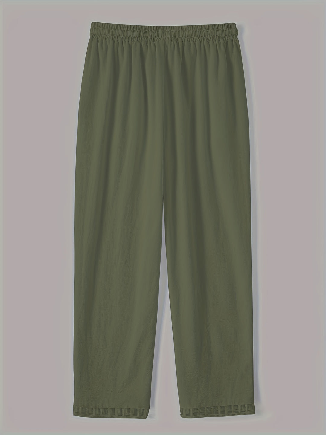 Lena - Contrast Trim Cropped Pants