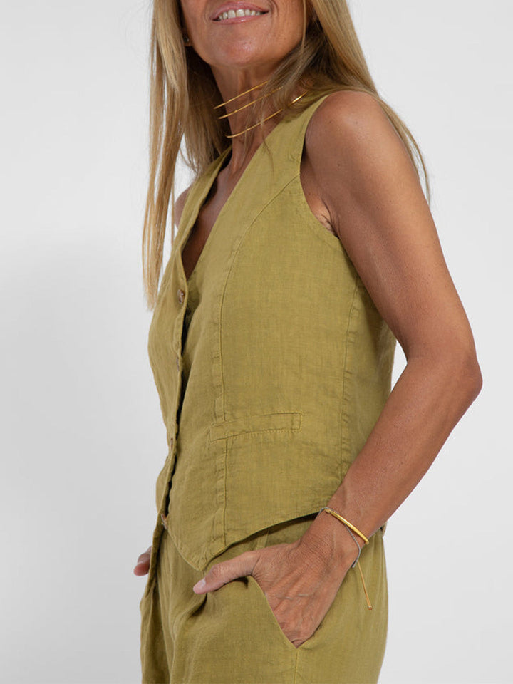 Ella - Vest & Wide Pants Set (Almost sold out)