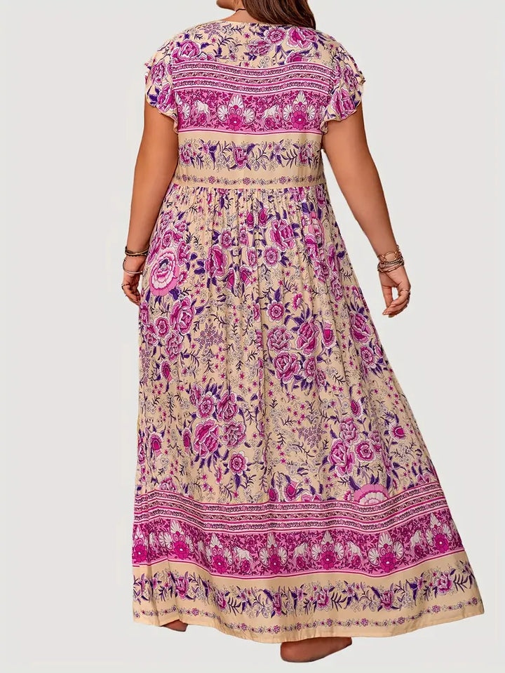 Alora - Floral Boho Dress