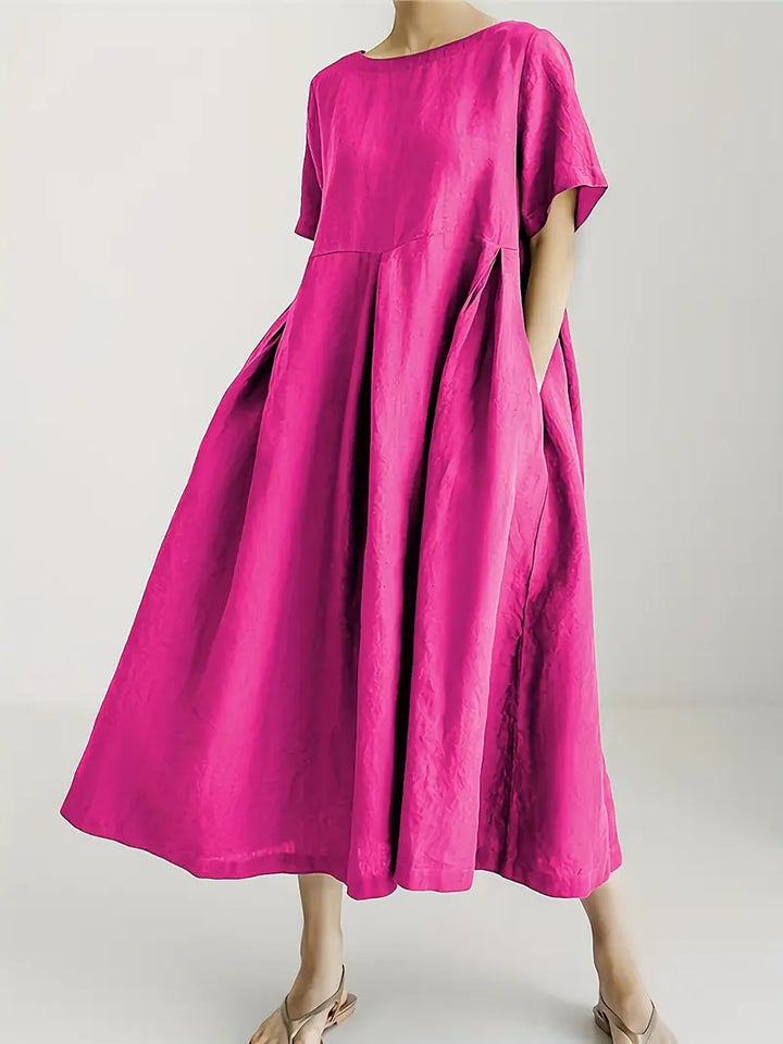 Nadia - Relaxed Linen Maxi Dress