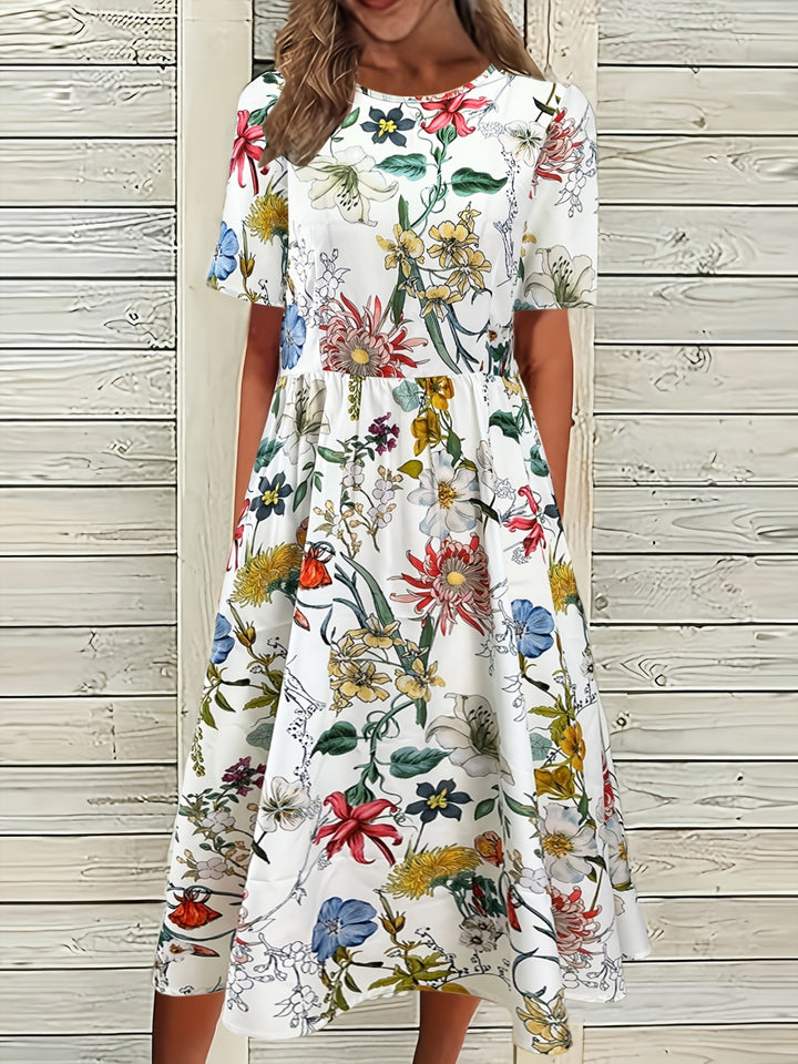Mia – Floral Print Tunic Dress