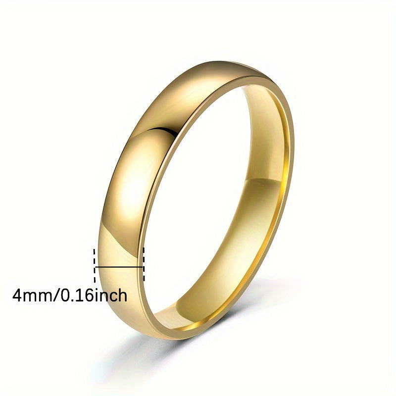 Nova – Classic Gold Band Ring