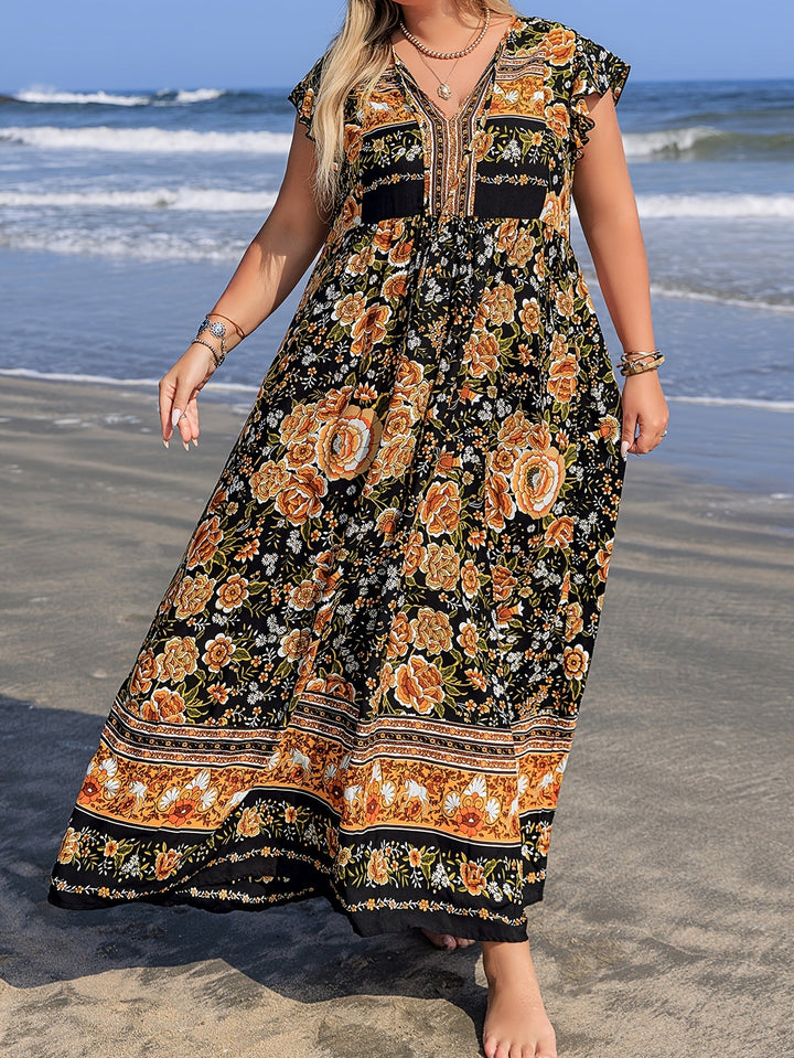 Alora - Floral Boho Dress