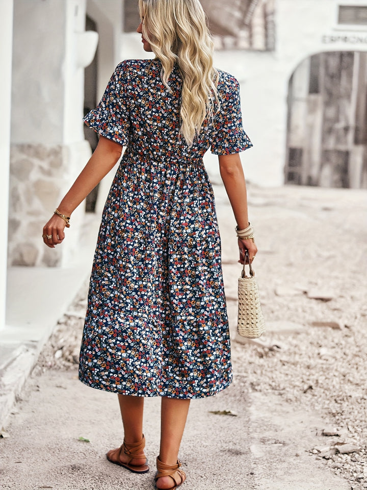 Ariana – Bohemian Floral Dress