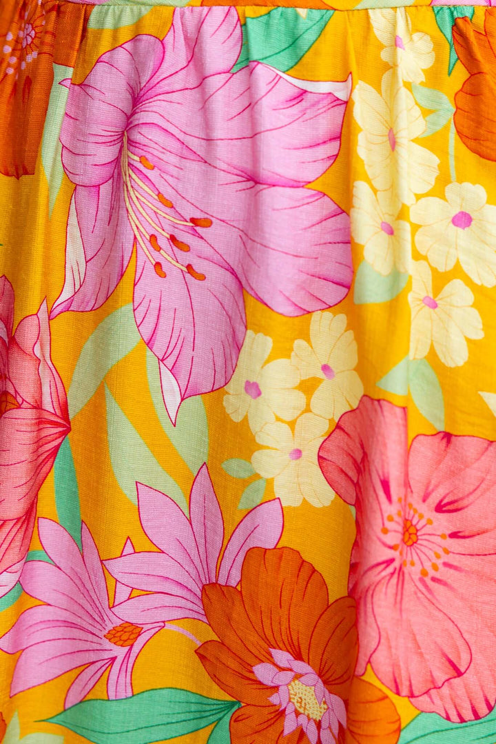 Mila | Floral Midi Dress
