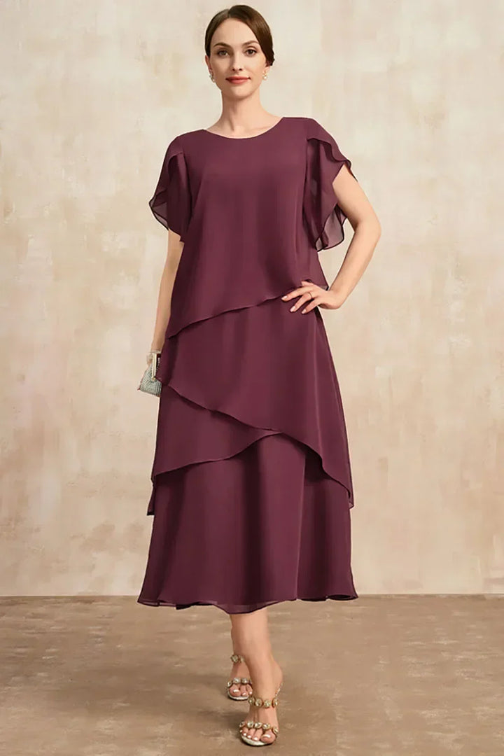 Celestia | Classic Chiffon Dress