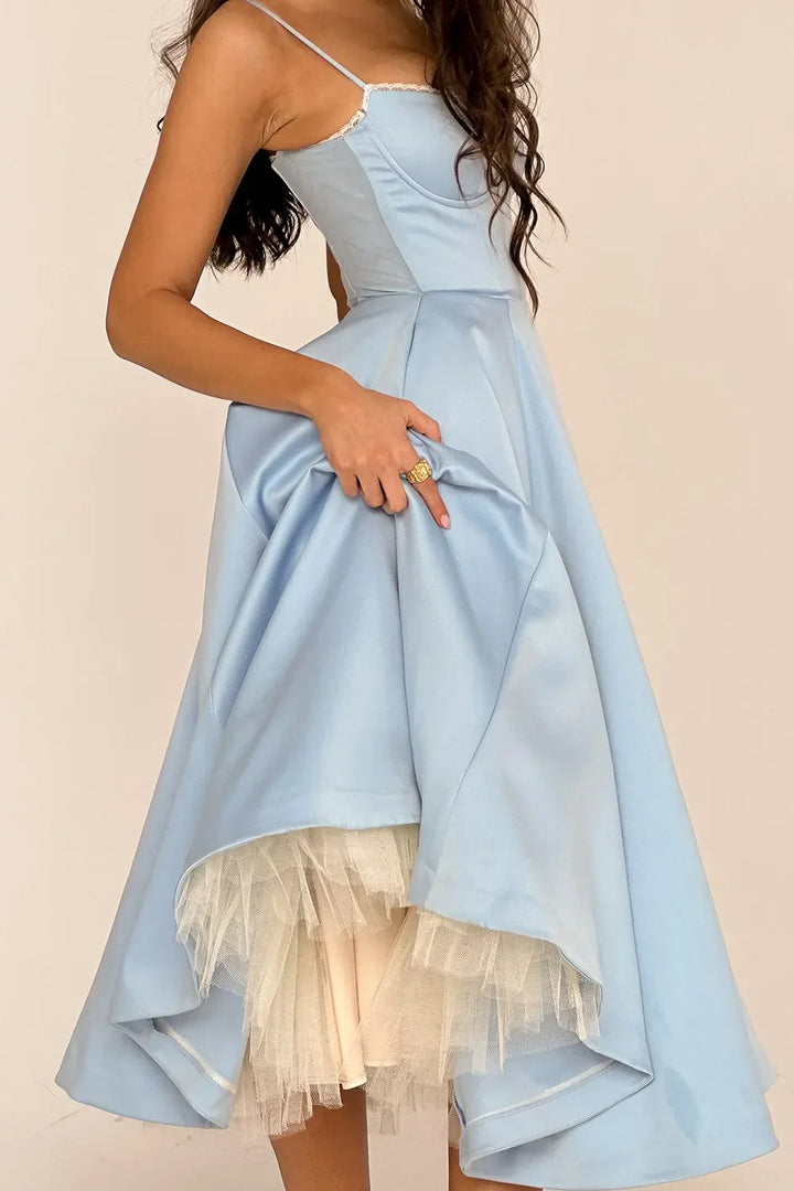 Selene Midi Dress - Blue