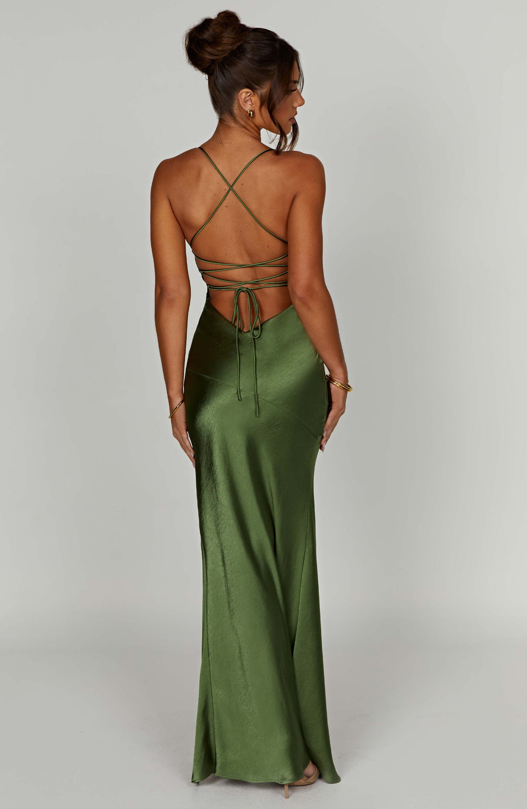 Alora | Silky Soft Satin Maxi Dress
