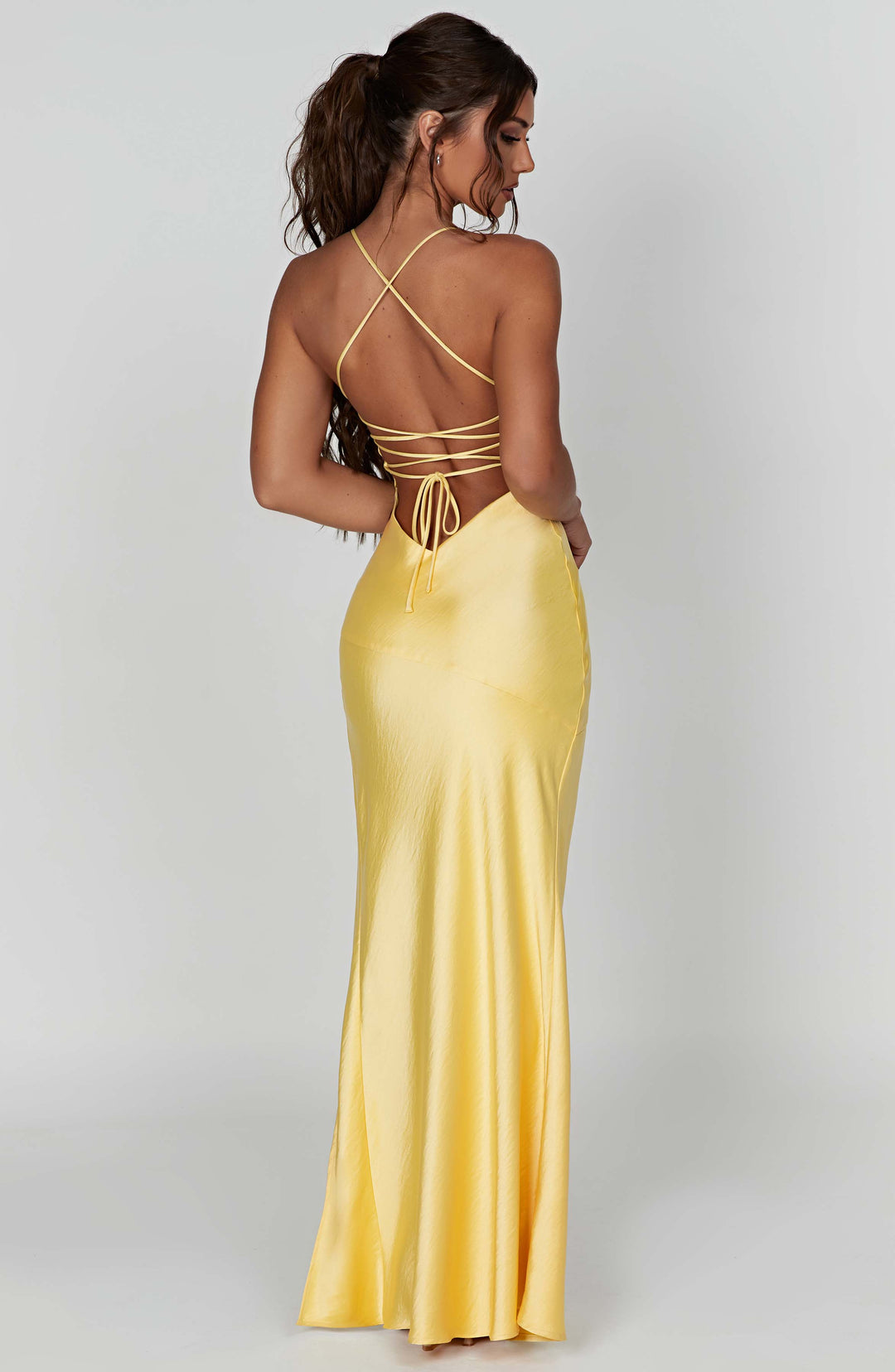 Alora | Silky Soft Satin Maxi Dress