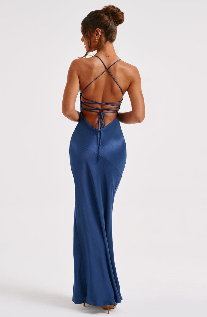 Alora | Silky Soft Satin Maxi Dress
