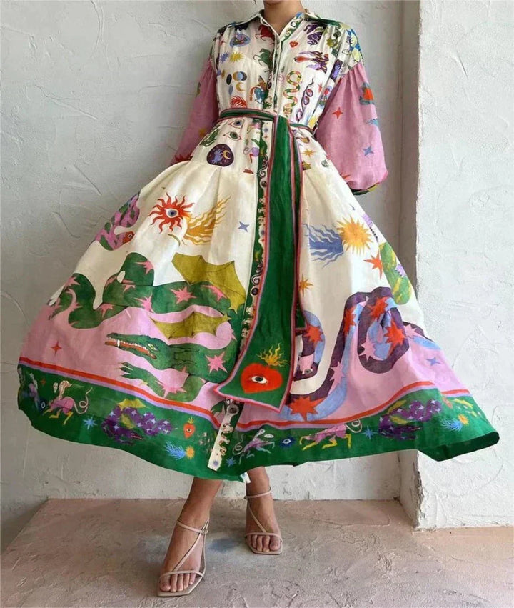 Claudia - Dress with volume