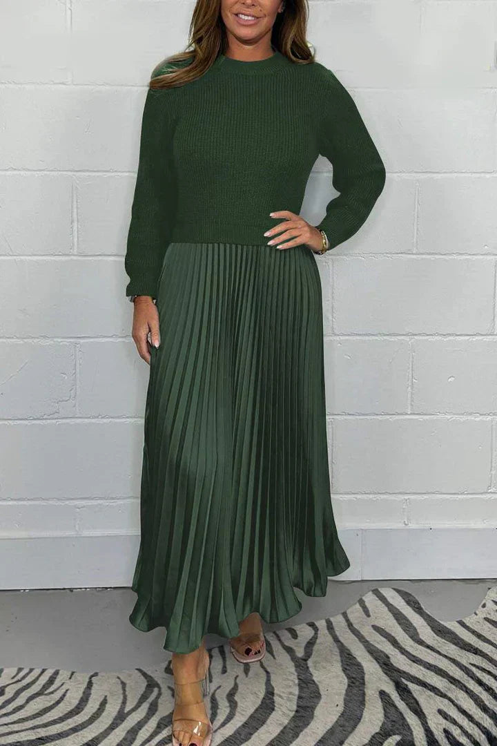 Kirstin - Elegant Pleated Two-Piece Set