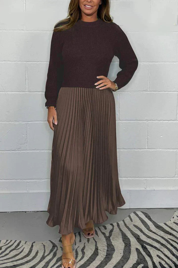 Kirstin - Elegant Pleated Two-Piece Set