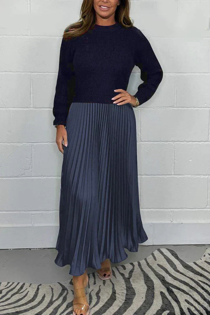 Kirstin - Elegant Pleated Two-Piece Set